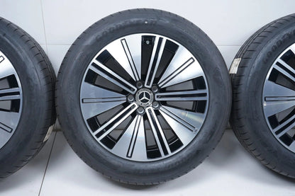 Genuine Mercedes EQS V297 19 inch alloy wheels summer tires DEMO 8mm 235 55 R19