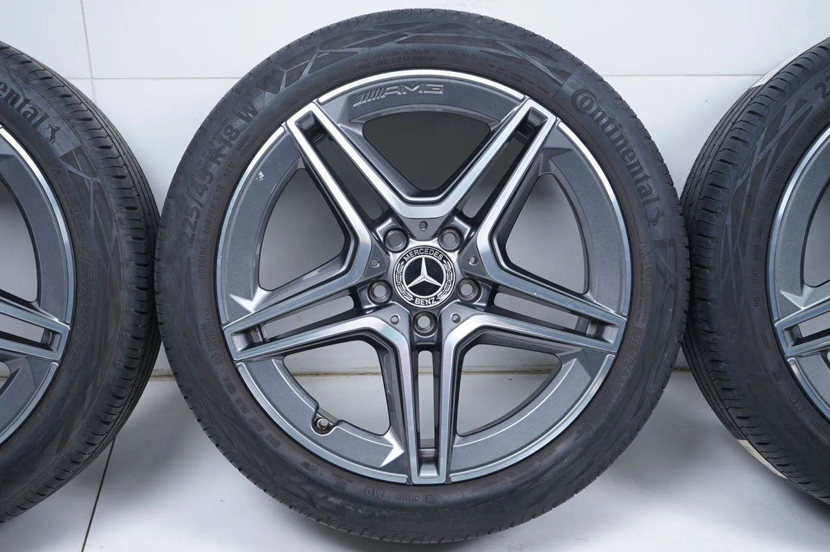 Mercedes A-Class W177 CLA C118 TOP 18-inch AMG Alloy Wheels Summer Tires 225 45 R18 Detailansicht 4