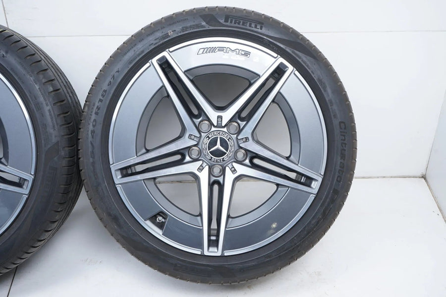 Mercedes C Class W206 summer tires, summer wheels AMG 18 inch
