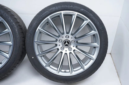 Original Mercedes S-Klasse W223 V223 20 Zoll AMG Alufelgen Felgen mit neuen Winterreifen
