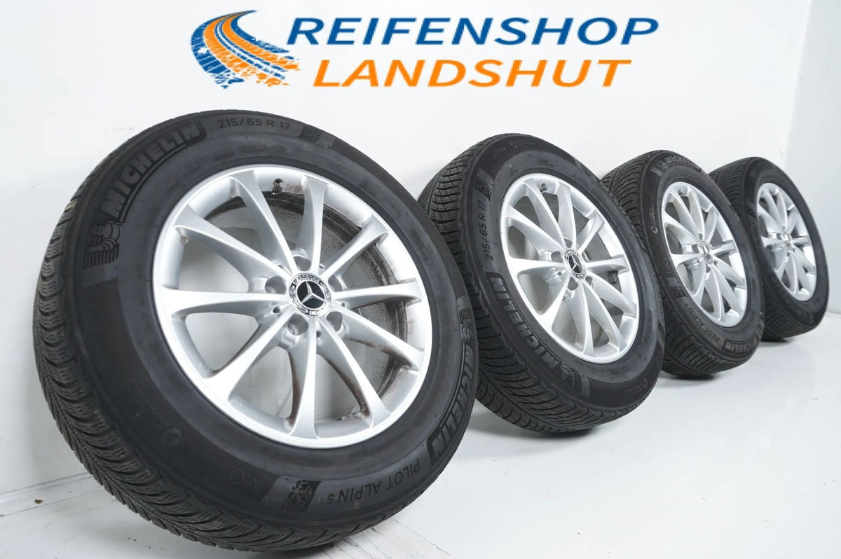 Mercedes GLA GLB H247 X247 Allwetterräder mit neuen Allwetterreifen 215 65 17 Zoll