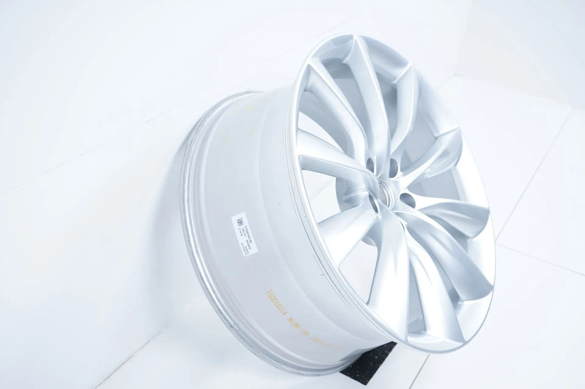 1 x originele Tesla Model X lichtmetalen velg 22 inch 1027247-XX-C 10J ET35 Detailweergave 3