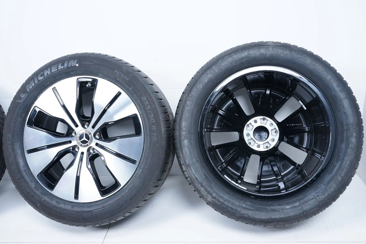 Original Mercedes EQC TOP 19 inch alloy wheels summer tires 235 55 255 50 R19 7mm Detailansicht 15