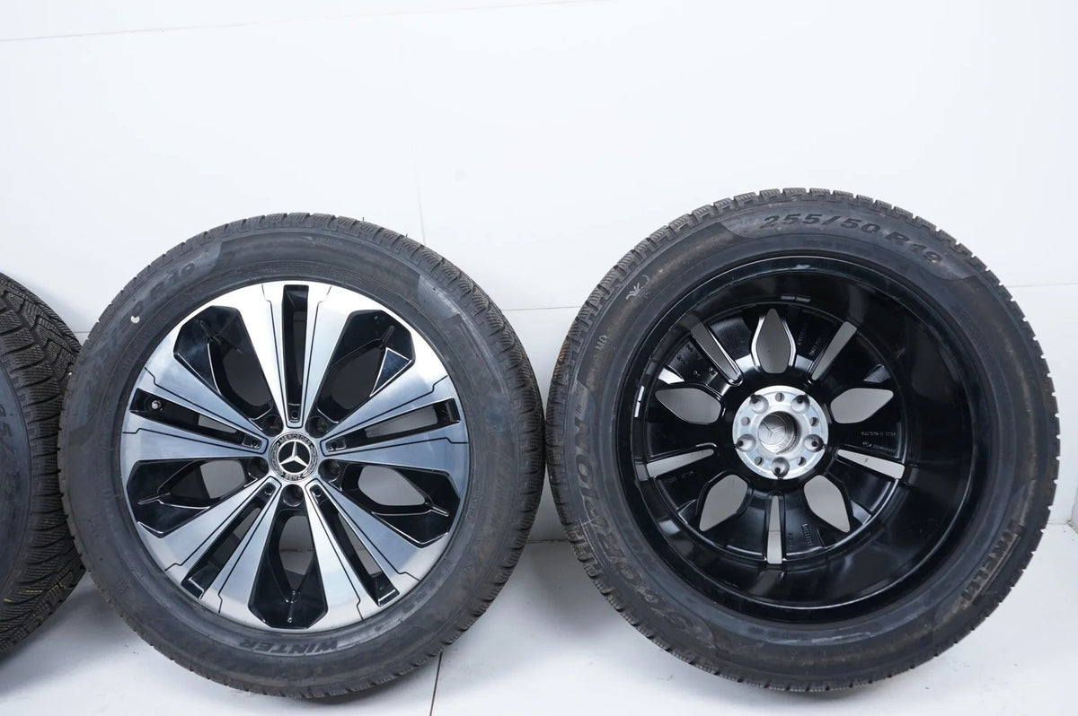 Original Mercedes EQC Alloy Wheels Winter Tires Winter Wheels 6-7mm 235 55 255 50 R19 Detailansicht 15