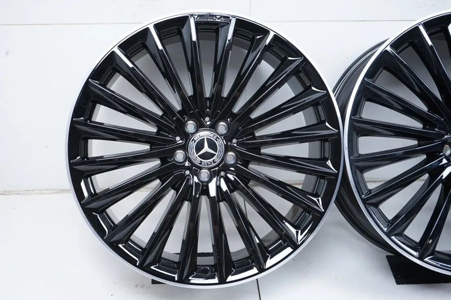 4 x Mercedes EQE V295 W295 AMG Alufelgen 21 Zoll A2954012500 A2954012600