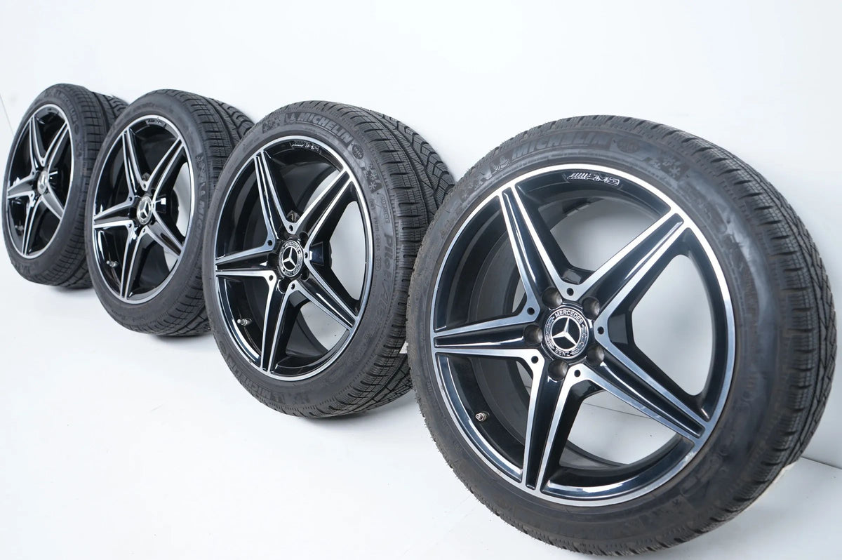 Jantes et pneus hiver Mercedes C43 AMG W205 225 45 18 pouces Detailansicht 10