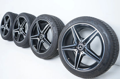 Jantes et pneus hiver Mercedes C43 AMG W205 225 45 18 pouces