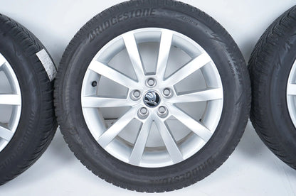 Skoda Scala Pneus hiver Roues d'hiver 205 55 16 pouces 5x100