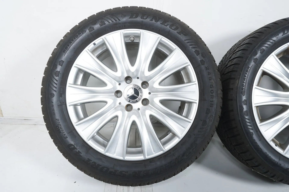 Mercedes S Klasse W222 Winterreifen Winterräder 245 50 18 Zoll Detailansicht 2