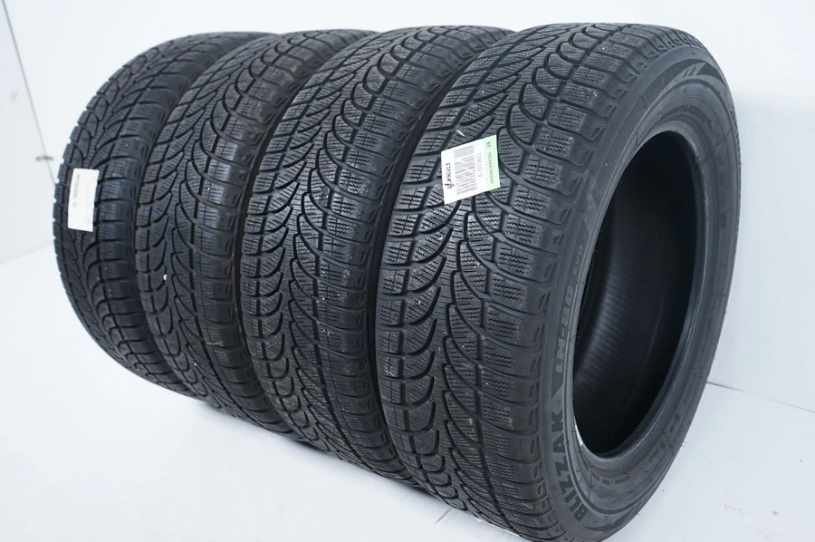 4 pneus hiver Bridgestone 235 60 18 pouces DOT19/18 environ 6mm MO