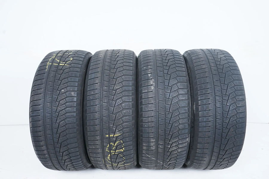 4 pneus hiver Hankook 225 50 17 pouces DOT21 environ 4mm RFT