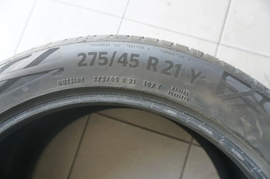 1 X 275 45 R21 107Y Summer Tire Continental Eco Contact 6 Q MO 2024 6.5mm