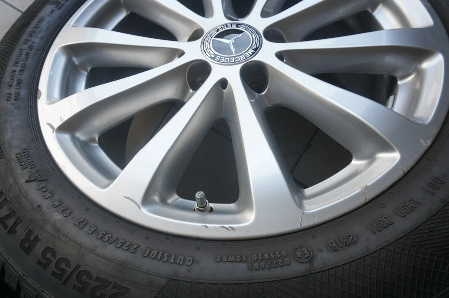 Mercedes E-Klasse W213 S213 Alufelgen Winterräder Winterreifen 225 55 R17 7mm