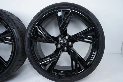 Like New Audi RS6 4K C8 Summer Wheels Summer Tires 285 30 22 Inch 4K0601025DH