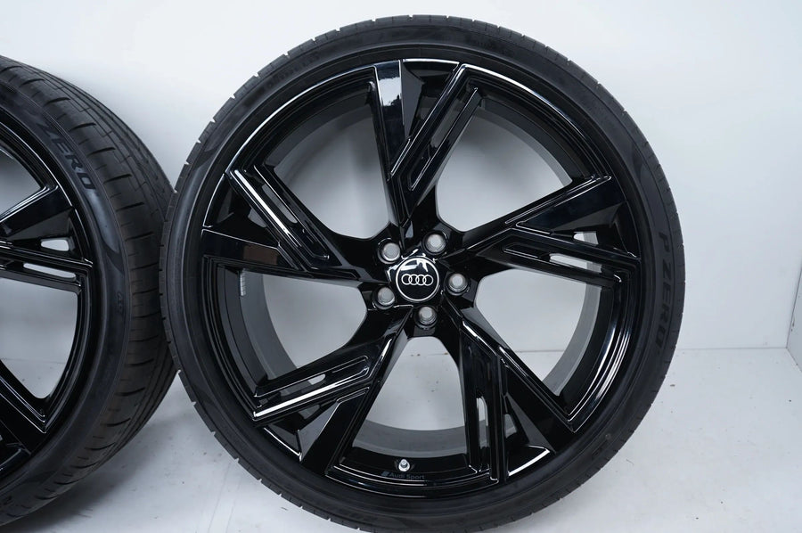 Like New Audi RS6 4K C8 Summer Wheels Summer Tires 285 30 22 Inch 4K0601025DH