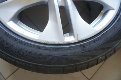 Jantes en alliage léger d'origine Mercedes Classe E W212 S212 17 pouces avec pneus été A2124010902