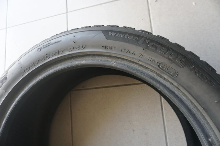 2 X 205 50 R17 93V Winterreifen Hankook Winter I*cept RS3 4mm