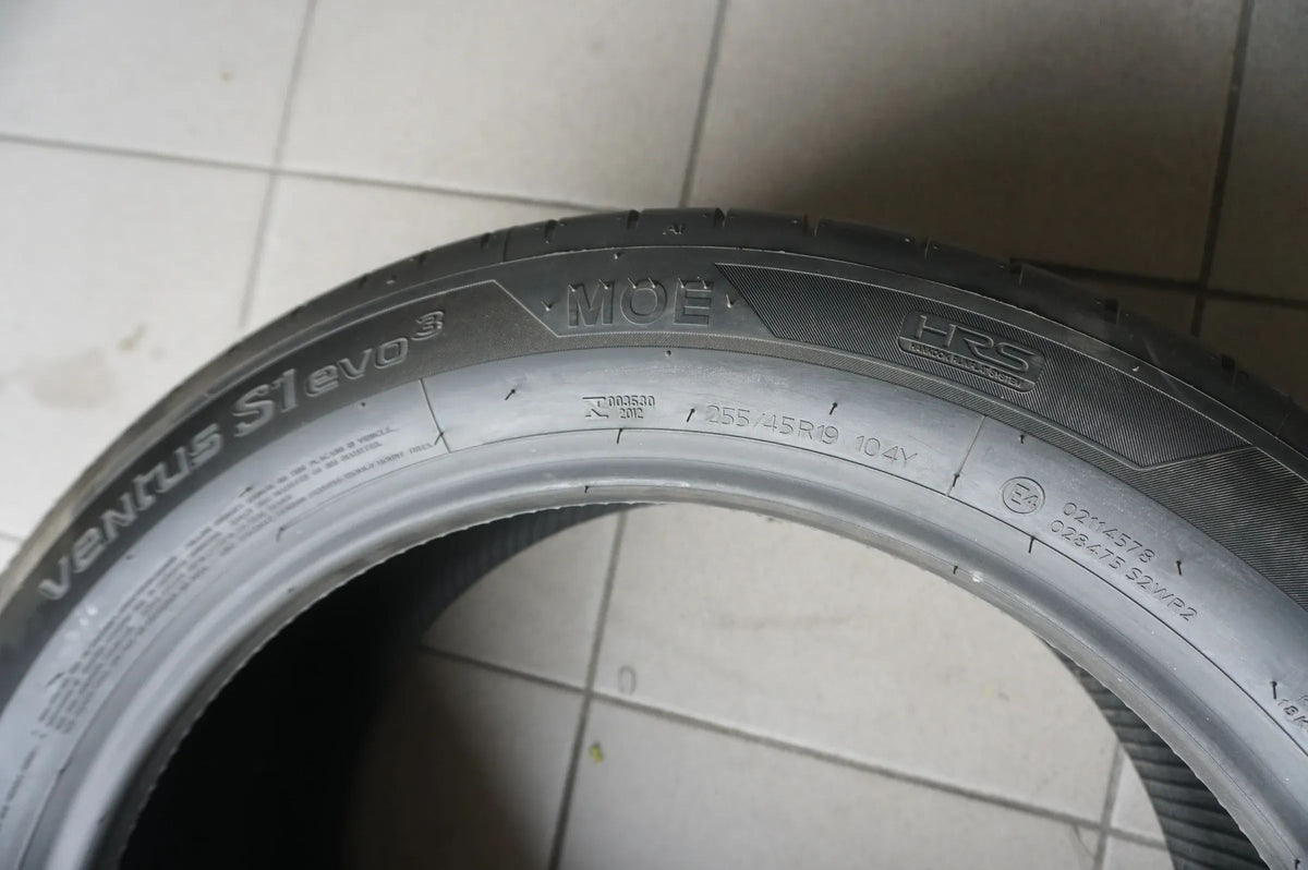 1 X 255 45 R19 104Y Sommerreifen Hankook Ventus S1 evo3 MOE HRS 2020 7mm Detailansicht 3