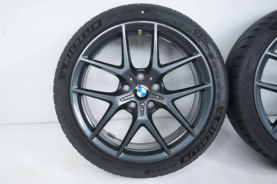 Bmw 1er 2er F40 F44 cerchi estivi pneumatici estivi 225 40 18 pollici 554M 8092353