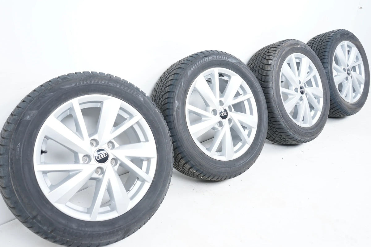 Wie Neu Audi Q2 81A Winterräder Winterreifen 215 55 17 Zoll 8mm 81A601025C Vue détaillée 2