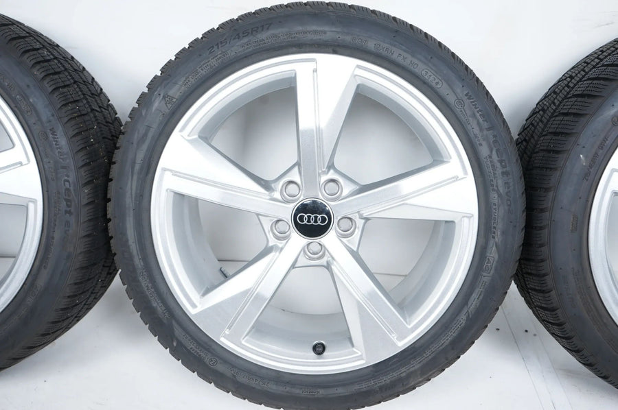 Audi A1 GB Allwetterräder mit neuen Allwetterreifen 215 45 17 Zoll 82A601025G