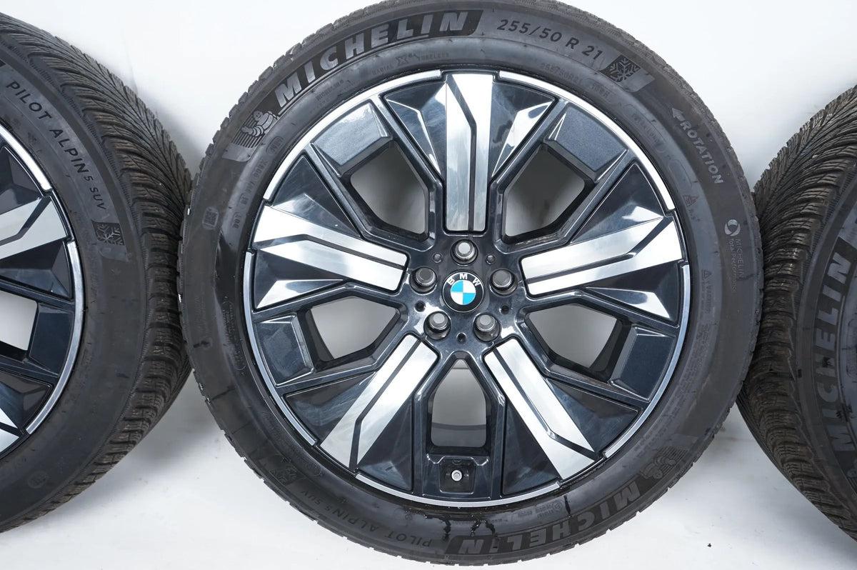 BMW iX i20 vinterdæk vinterhjul 255 50 21 tommer 1011 5A41F90 Detaljevisning 4