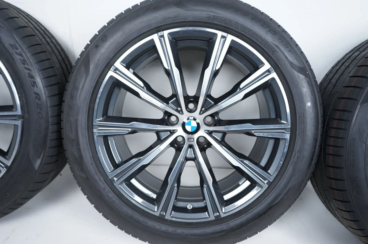 Ny BMW X5 X6 G05 G06 sommerdæk sommerhjul 20 tommer M740 8071996 8071997 Detaljevisning 4