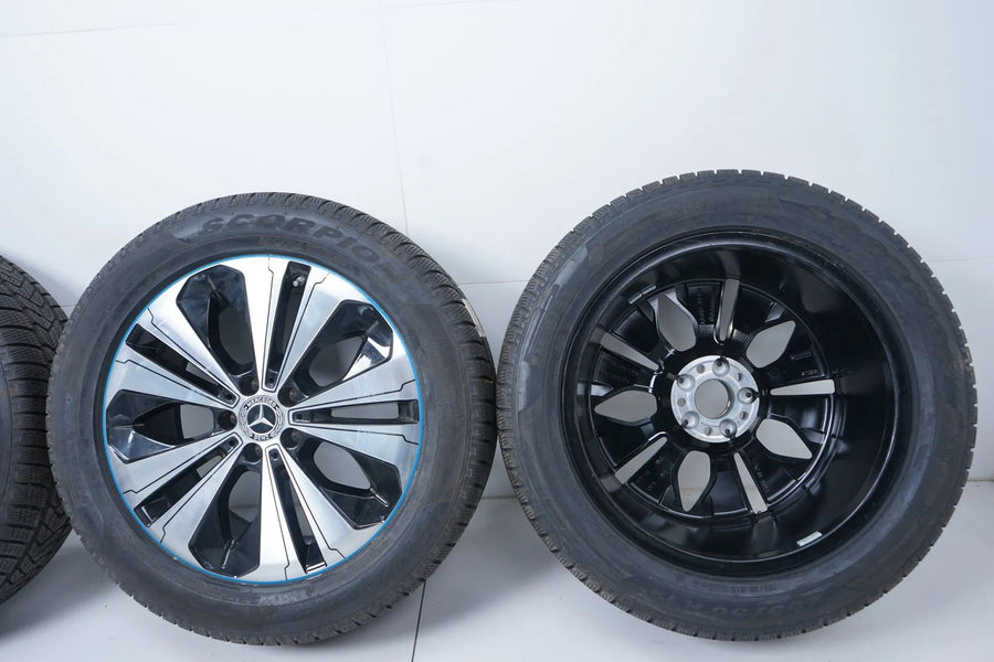 Original Mercedes EQC N293 19 inch alloy wheels winter tires 235 55 255 50 R19 7mm