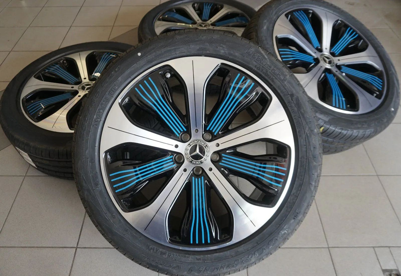 Jantes en aluminium d'origine Mercedes EQC 20 pouces, roues d'été, pneus d'été