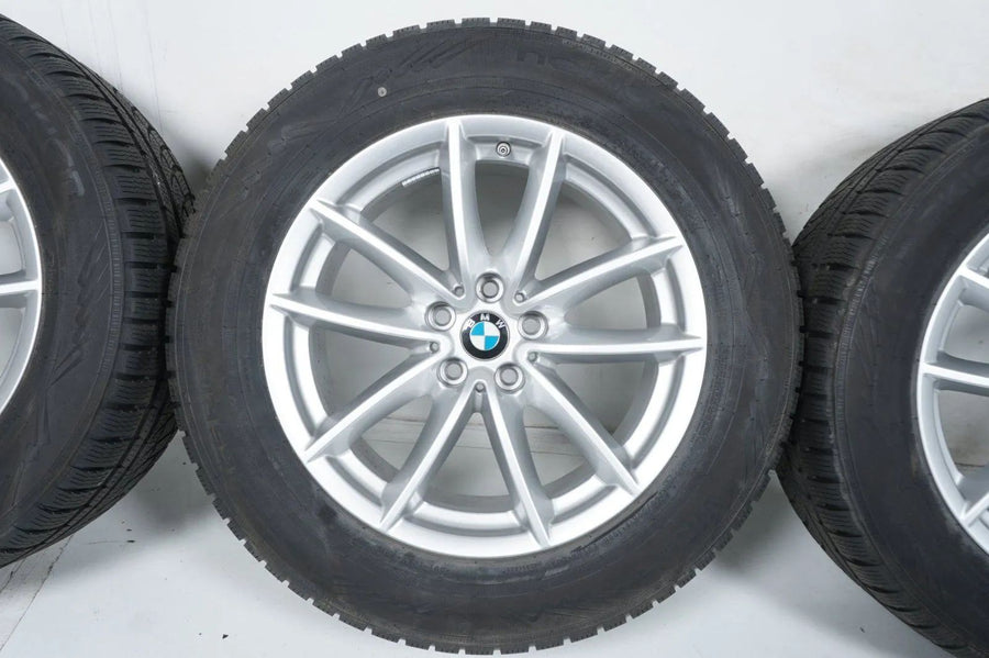 Cerchi in lega originali BMW X5 G05 X6 G06, ruote invernali, pneumatici invernali 255 55 R18 8 mm