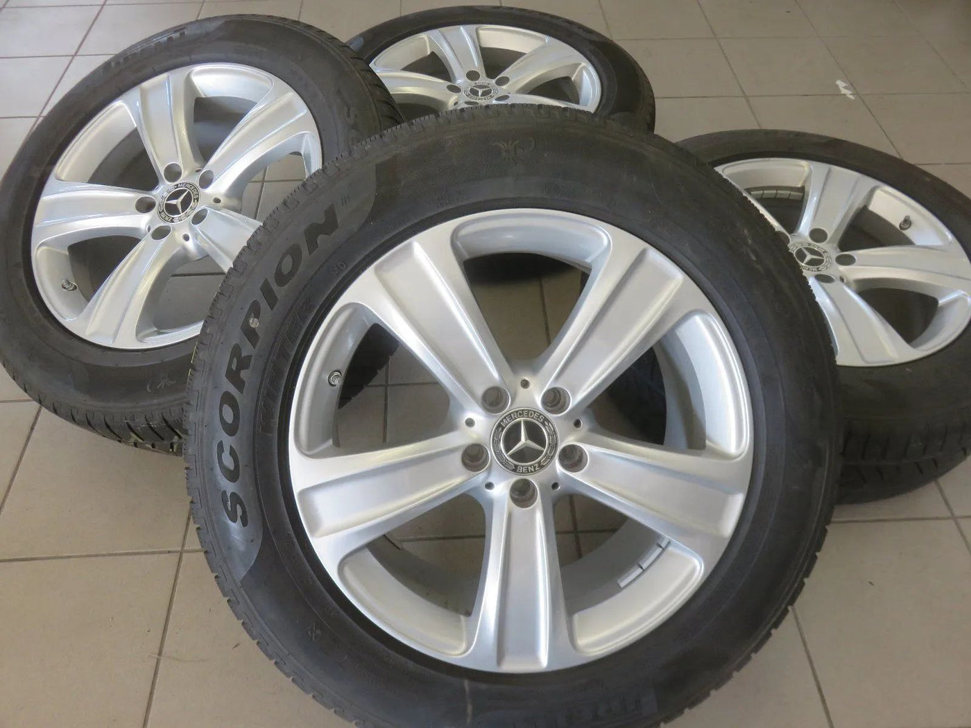 Original Mercedes GLC X253 C253 18 Inch Alloy Wheels Winter Wheels Winter Tires