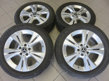 Originální hliníková kola Mercedes třídy C W205 S205, zimní pneumatiky 225 50 R17 8mm