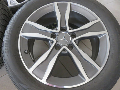 Originele Mercedes C-klasse W205 S205 17 inch lichtmetalen velgen winterwielen winterbanden
