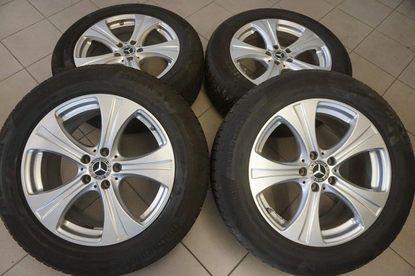 Original Mercedes GLC X253 W253 C253 Alufelgen Winterreifen 235 60 R18 Zoll 6mm
