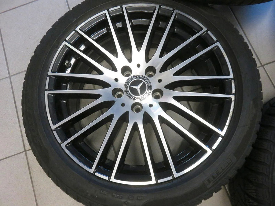 Original Mercedes C-Class W206 S206 Alloy Wheels Winter Tires 225 45 R18 Inch 6mm
