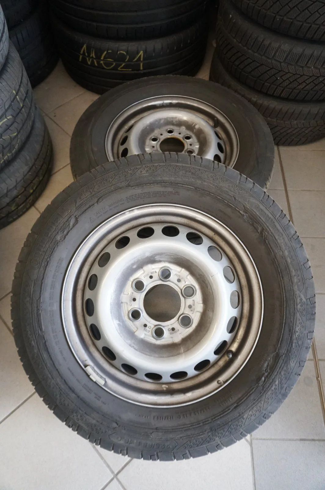 Genuine Mercedes Sprinter W910 Rims Summer Wheels Summer Tires 225 65 R16C 9mm Detail view 6