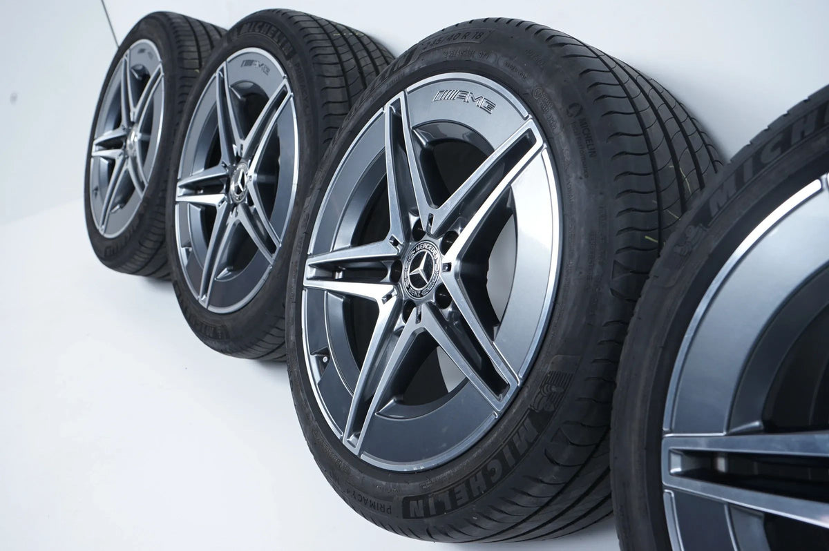 Mercedes C Class W206 summer tires, summer wheels AMG 18 inch Detailansicht 11