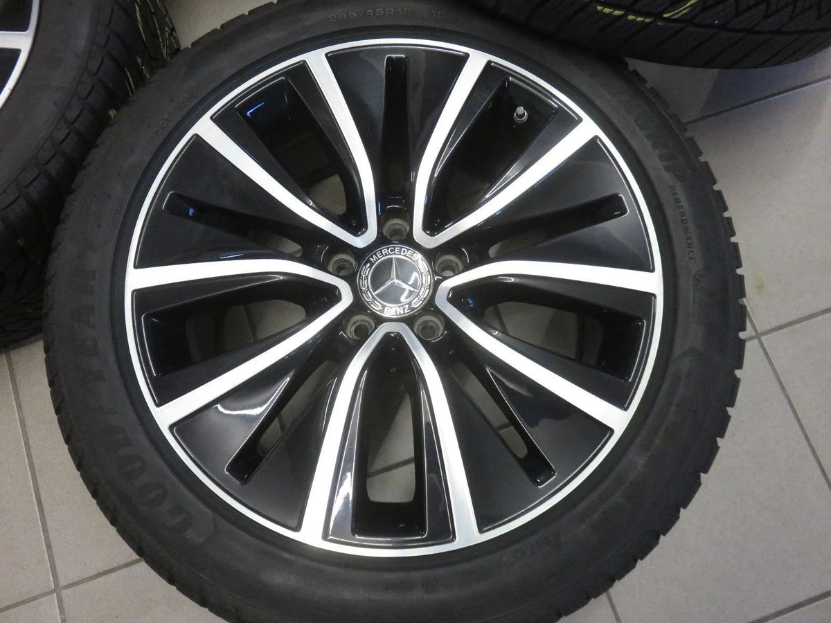 Jantes alu originales Mercedes CLS C257 W257 roues hiver pneus hiver 245 45 R18 Detailansicht 5