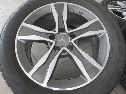 Original Mercedes C-Klasse W205 S205 17 Zoll Alufelgen Winterräder Winterreifen