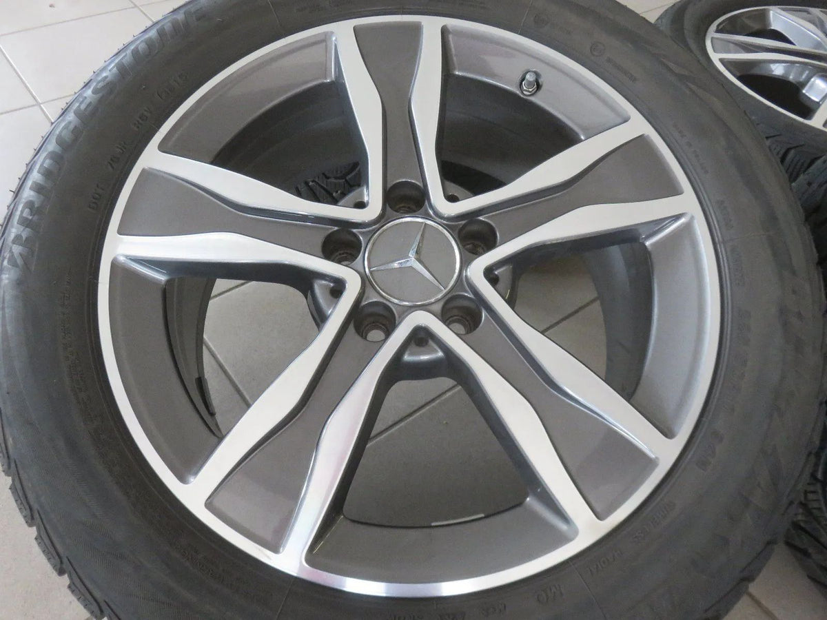 Jantes hiver en aluminium 17 pouces d'origine Mercedes Classe C W205 S205 avec pneus hiver Detailansicht 2