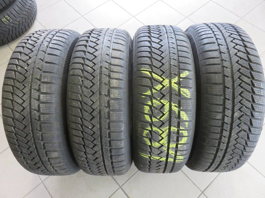 Cerchi in lega Mercedes Classe C W205, ruote invernali, pneumatici invernali Conti 205 60 R16, 8 mm