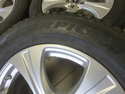 Jantes alliage d'hiver et pneus hiver 18 pouces d'origine Mercedes GLC X253 C253 W253