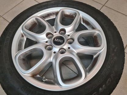 Original Mini Cooper One F56 Alloy Wheels Winter Tyres 195 55 R16 7mm
