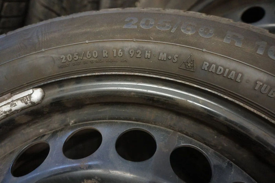 Mercedes C-Class W205 S205 Steel Wheels Winter Wheels Winter Tires 205 60 R16