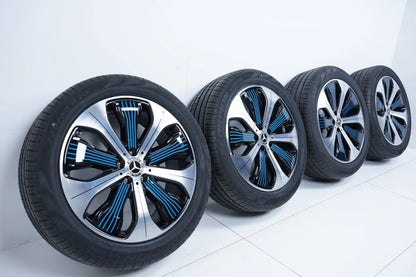 Original Mercedes EQC N293 20 Inch Alloy Wheels Summer Tires 235 50 255 45 R20 8mm