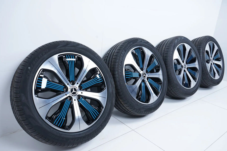 Original Mercedes EQC N293 20 Inch Alloy Wheels Summer Tires 235 50 255 45 R20 8mm