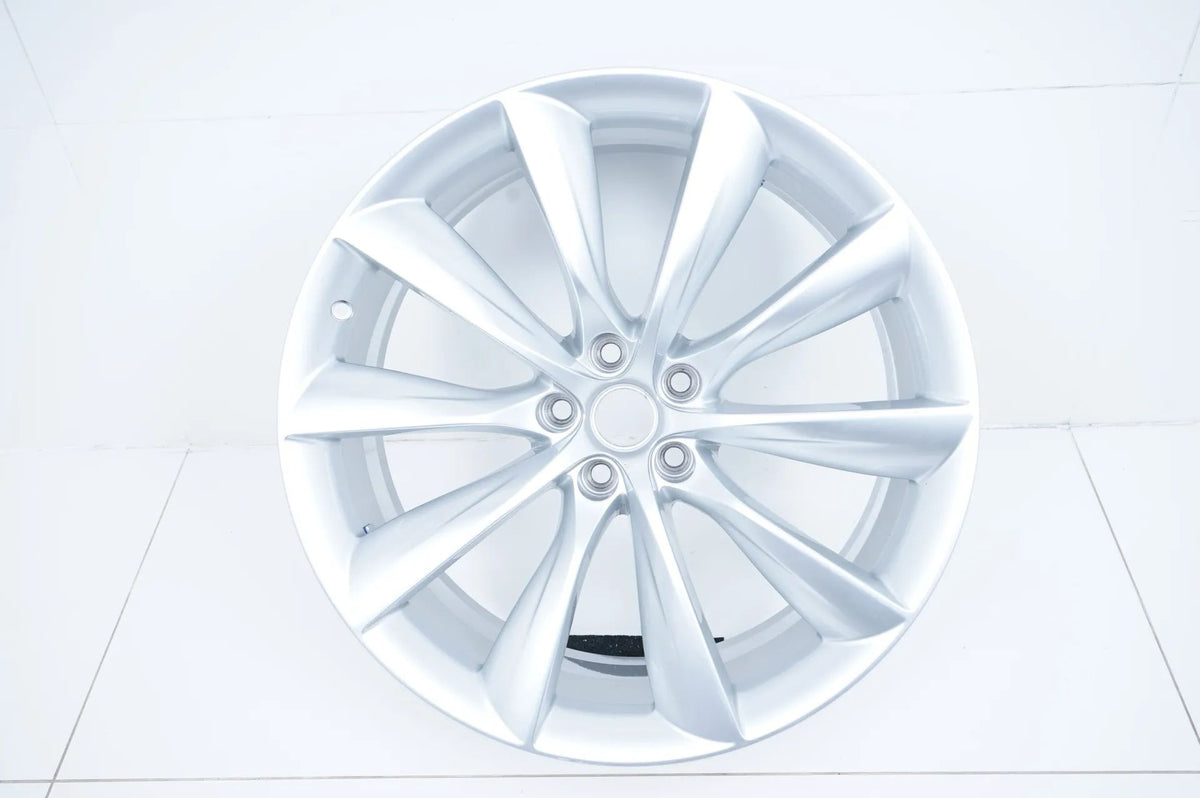 1 x originele Tesla Model X lichtmetalen velg 22 inch 1027247-XX-C 10J ET35 Detailweergave 2