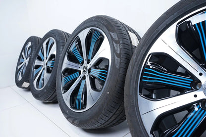 Original Mercedes EQC Alloy Wheels Summer Wheels Summer Tires 235 50 255 45 R 20 Inch