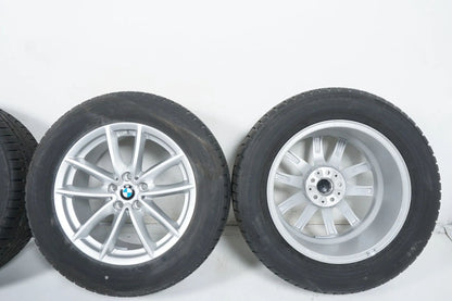 Roues et pneus hiver neufs BMW X5 X6 G05 G06, dimensions 255/55/18 pouces