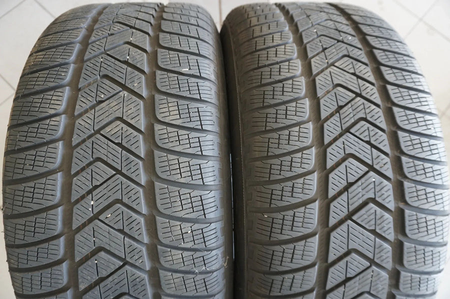 Original Porsche Macan 95B 19 tommer alufælge vinterhjul vinterdæk 2023 6,5mm